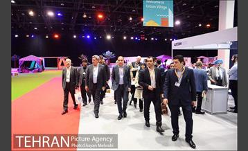 بازدید پیروز حناچی از نمایشگاه مجمع جهانی شهری در ابوظبی امارات 10