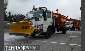 مانور خودرویی عملیات برف روبی شهرداری تهران 22