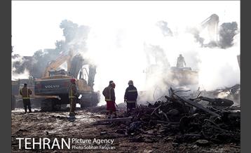 غروب روز هفتم پلاسکو با پیکر 8 آتش نشان 2