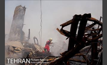 دومین روز عملیات امداد و نجات حادثه پلاسکو-1 7