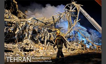 امداد رسانی شبانه در حادثه پلاسکو 20