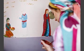 جشنواره تخم مرغ رنگی در فلکه دوم صادقیه 6