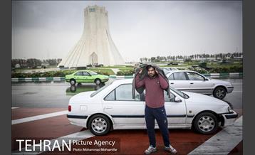 بارش باران پاییزی در تهران 27