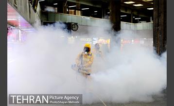 ضد عفونی پایانه مسافربری غرب 27