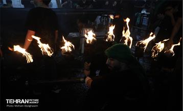 آیین مشعل‌گردانی در دولت آباد تهران 2