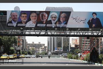 نصب تبلیغات نامزدهای چهاردهمین دوره انتخابات ریاست جمهوری در پایتخت 36