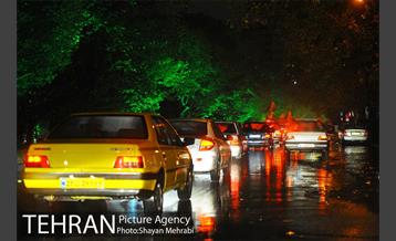 بارش شدید باران و تگرگ در تهران 35