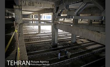 "پایانه اکباتان" اولین و تنها پارکینگ زیرزمینی قطارهای شهری 3