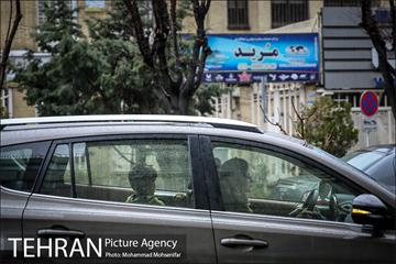بارش باران بهاری در تهران 16