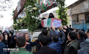 مراسم تشییع شهیده فائزه رحیمی 15