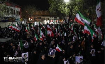 عزاداری هفتمین روز شهادت رهبر انقلاب در میدان بریانک 19