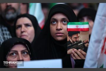 اجتماع مردم غیور تهران در قدردانی از همراهی جبهه مقاومت یمن 17