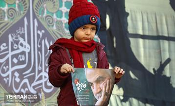 مراسم عزاداری شهادت حضرت زهرا(س) در منطقه 17