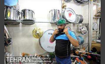 سیاهه فروشان بازارتهران در آستانه محرم 13