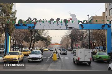 آذین بندی معابر منطقه 13 به مناسبت دهه فجر 20