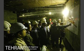 بازدید سرپرست شهرداری تهران از خط 6 مترو تهران 24