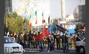 دسته عزاداری دمام زنی در بلوار کشاورز 10