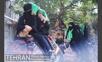 حرکت نمادین کاروان اُسرای کربلا در ده ونک 14