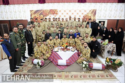 شب یلدا در کنار حافظان امنیت 1