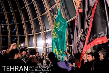 رونمایی از پرچم حرم حضرت عبدالعظیم (ع) در برج میلاد 41