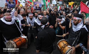 اجتماع مردم تهران در محکومیت جنایت رژیم صهیونیستی 3