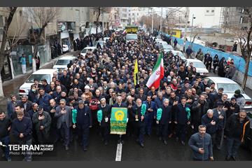 مراسم تشییع پیکر شهید مدافع حرم «حسین محمدی» 26