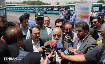 رونمایی از ۱۰۰ دستگاه اتوبوس ناوگان حمل و نقل عمومی شهر تهران 3