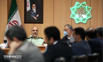 نشست شهردار تهران با فرمانده نیروی انتظامی تهران بزرگ 6