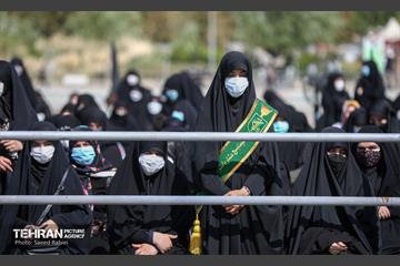 مراسم تشییع و خاکسپاری دوشهید گمنام دفاع مقدس در دریاچه چیتگر 48