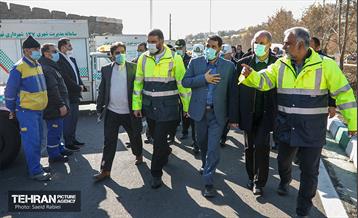 مانور سراسری برف روبی در منطقه 1 تهران 28