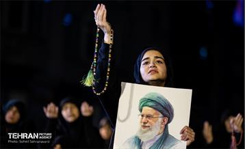 مراسم عزاداری شهادت رهبر انقلاب اسلامی در میدان شهدای هفتم تیر 26