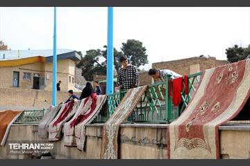 قالیشویی سنتی در چشمه علی 9