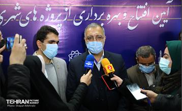 آیین افتتاح و بهره‌برداری پروژه‌های شهری 50