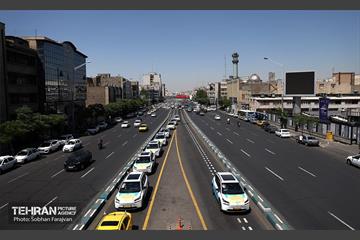 رژه خودرویی تاکسیرانان تهران برای بیعت با رهبر انقلاب 19