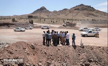 بازدید رئیس شورای شهر از پروژه بزرگراه شهید شوشتری 14