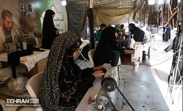 فعالیت های قرارگاه موکب زینبیه در کربلای معلی  4