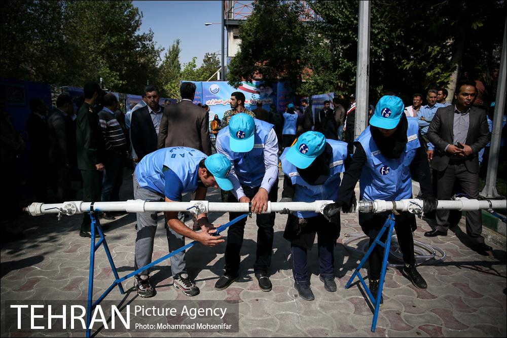 مانور آبرسانی اضطراری در زلزله 13