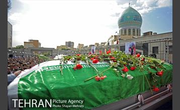 مراسم تشییع پیکر شهید آتش نشان علی قانع 26