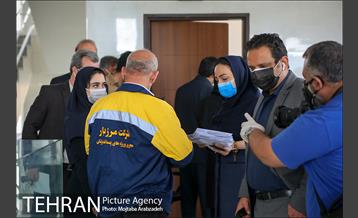 آغاز واکسیناسیون پاکبان‌ها و پرسنل جمع‌آوری پسماند شهر تهران 7