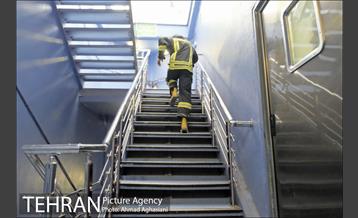 مسابقه پله نوردی آتش نشانان کشور 12