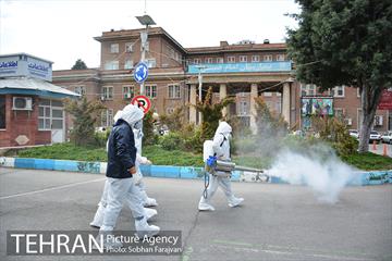 ضدعفونی بیمارستان های امام خمینی(ره) و طالقانی 17