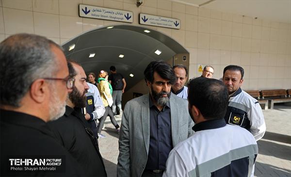 بازدید سخنگوی شهرداری تهران از مترو تهران 31