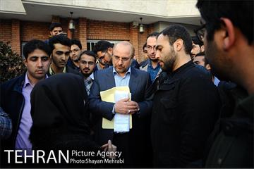 حضور شهردار تهران در دانشگاه شهید بهشتی در روز دانشجو 28