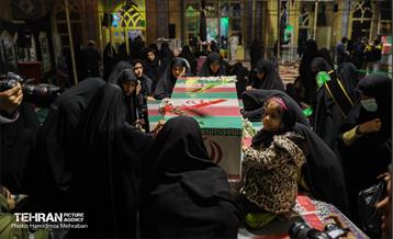 مراسم وداع با پیکرهای مطهر ۱۱۰ شهید گمنام دفاع مقدس 29