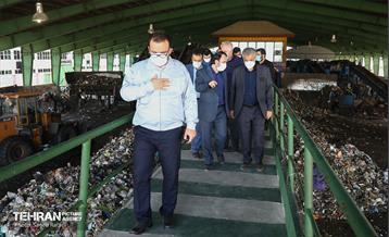 بازدید اعضای شورای شهر از پروژه های سازمان مدیریت پسماند 42