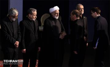 مراسم ادای احترام مقامات و هیئت‌های رسمی کشورهای مختلف به پیکر آقای شهید ایران 2