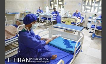 بخش بیماران کرونایی بیمارستان بعثت 21