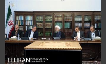 دیدار دکتر نجفی و اعضای شورای شهر تهران با رئیس جمهور 8