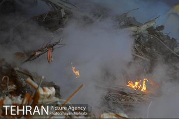 پنجمین روز آواربرداری ساختمان پلاسکو 31