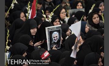 آئین تشییع «سردار قاسم سلیمانی» 18